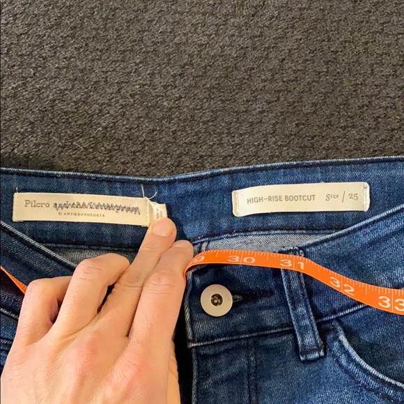 Pilcro and the Letterpress High Rise Flare Jeans - Picture 2 of 7